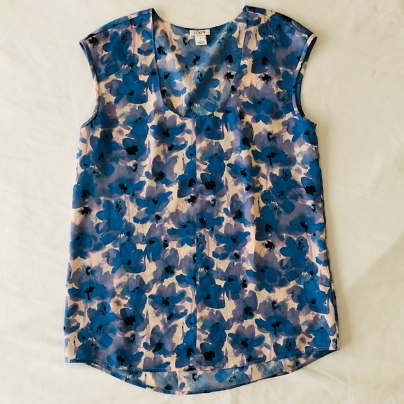 J. Crew Tops - J. Crew Floral Blouse